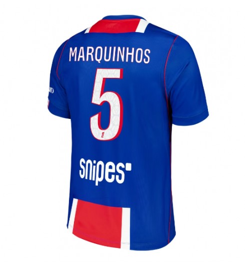 Paris Saint-Germain Marquinhos #5 Domácí Dres 2026-27 Krátký Rukáv Paris Saint-Germain Marquinhos #5 Domácí Dres 2026-27 Krátký Rukáv